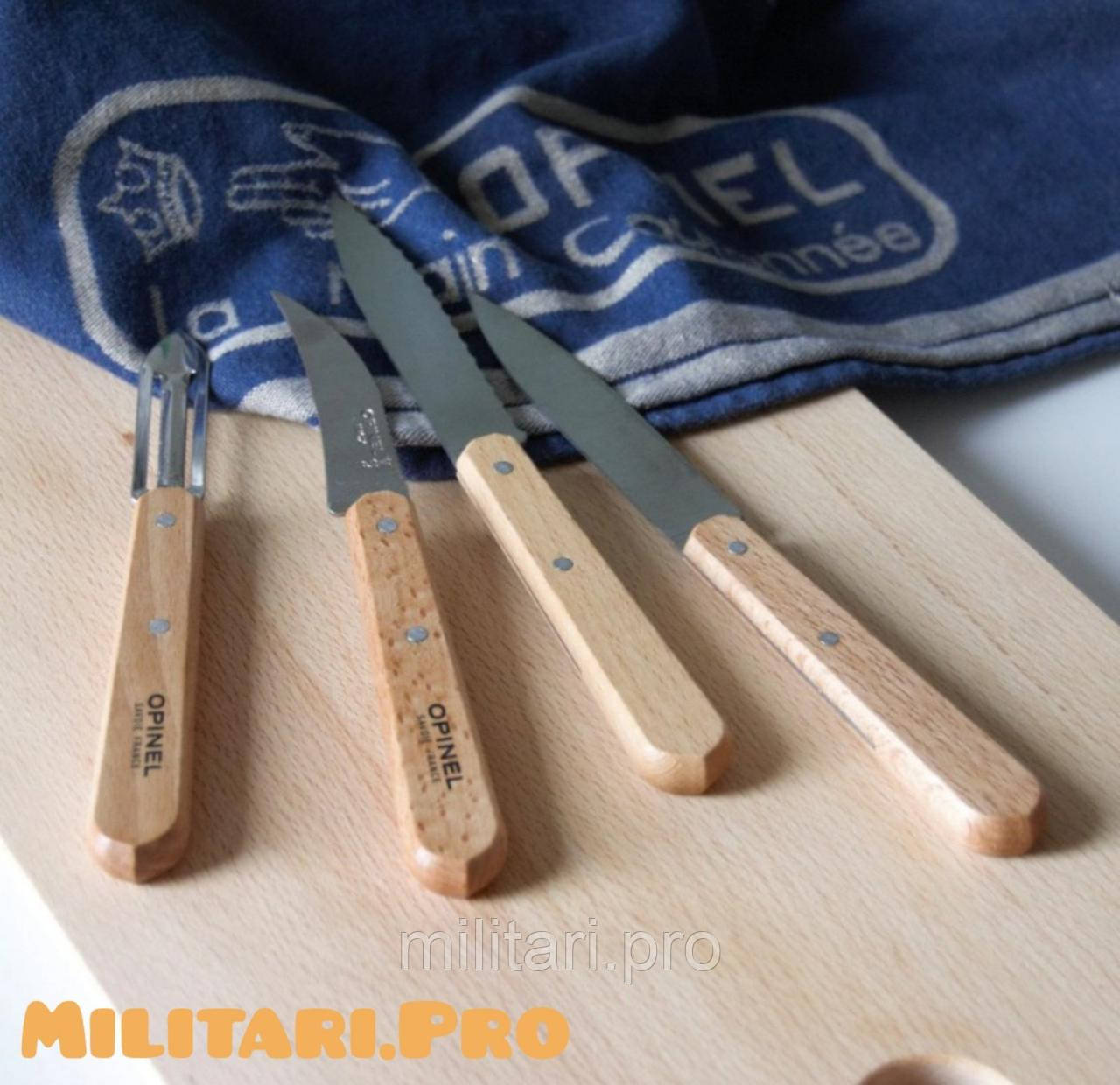 Набір ножів Opinel Essentials Olivewood Box Set Art. 002163. Оригінал. Франція.