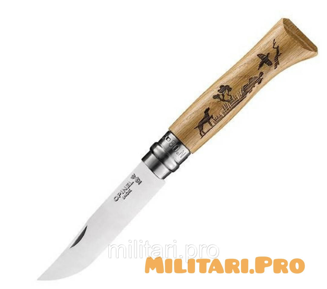 Складний ніж Opinel №8 Animalia Dog Art.002335. Собака. Оригінал. Франція.