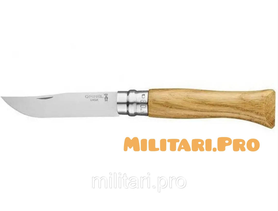 Складний ніж Opinel Inox Lux №09 Art. 002424. Дуб. Нерж.сталь. Оригінал. Франція.