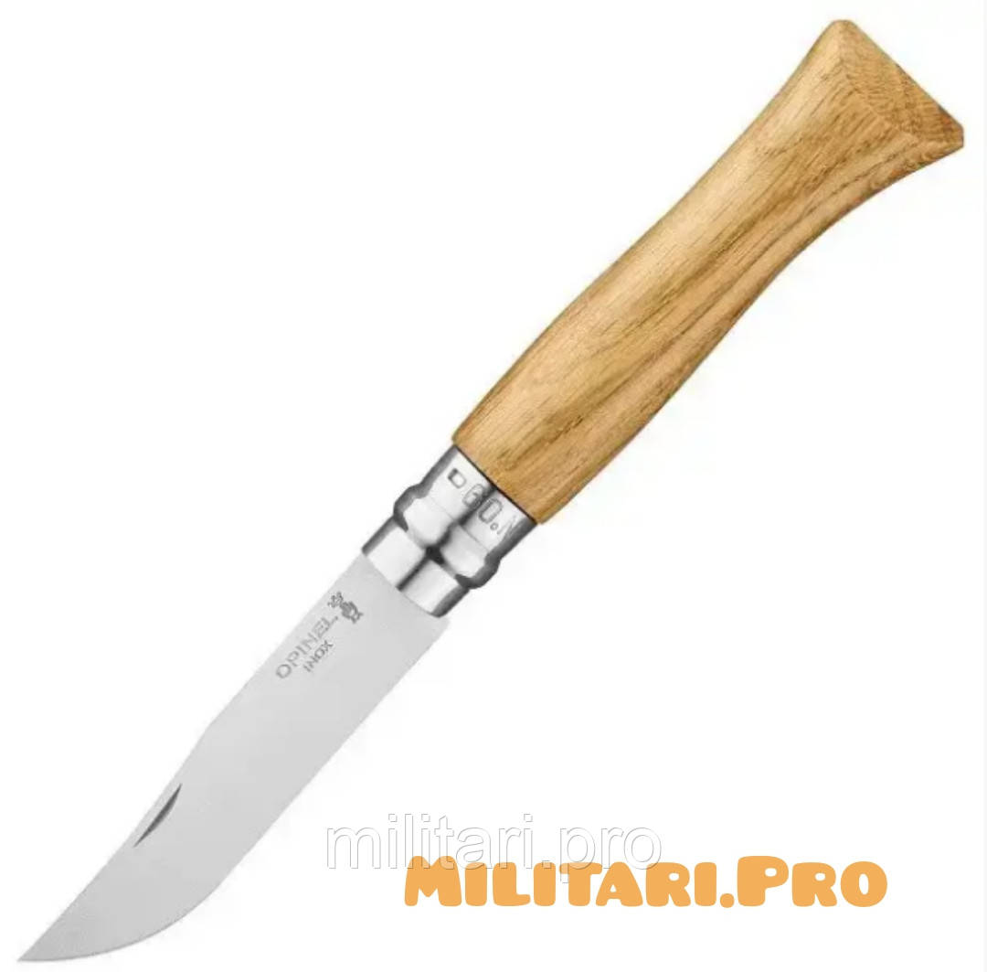 Складний ніж Opinel Inox Lux №09 Art. 002424. Дуб. Нерж.сталь. Оригінал. Франція.