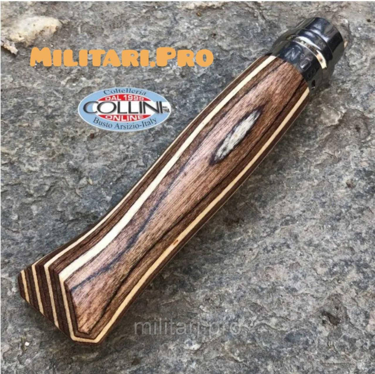 Ніж складний Opinel Inox  № 8 Laminated Brown Art. 002388. Нерж. сталь. Оригінал. Франція.