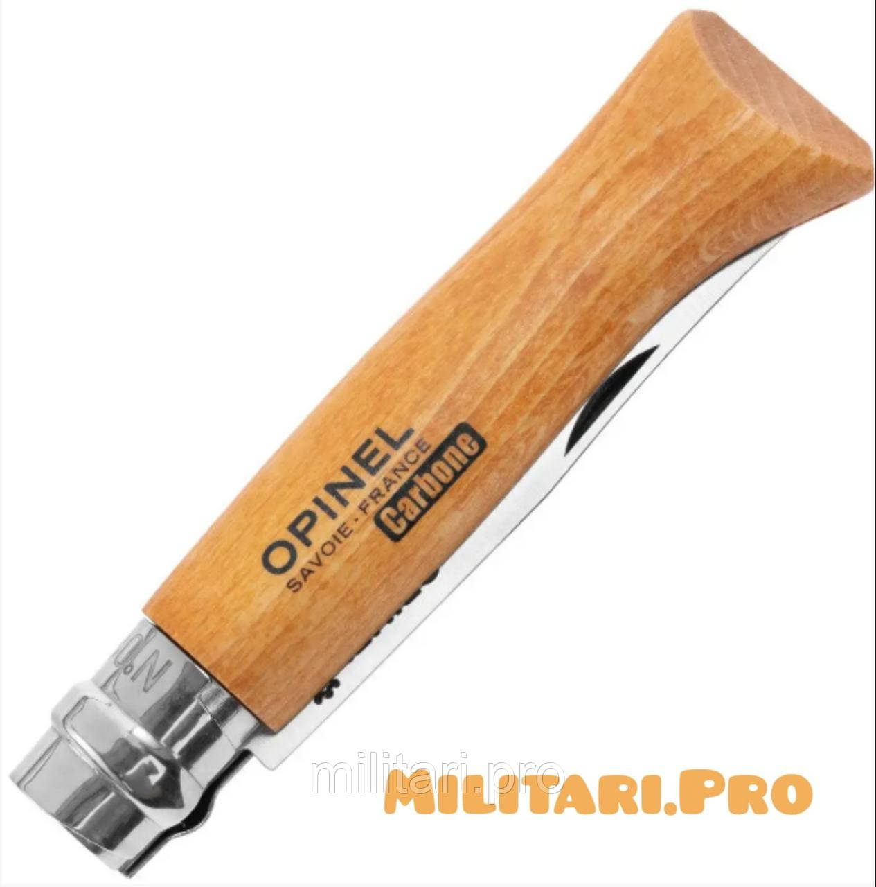 Ніж складний Opinel Carbon Steel №8. VRN. Art.113080. Вуглецева сталь. Оригінал. Франція.