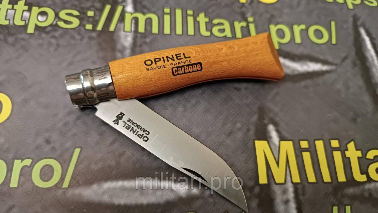 Складаний Ніж Opinel Carbon Steel №.7. VRN  Art. 113070.  Вуглецева сталь. Оригінал. Франція.