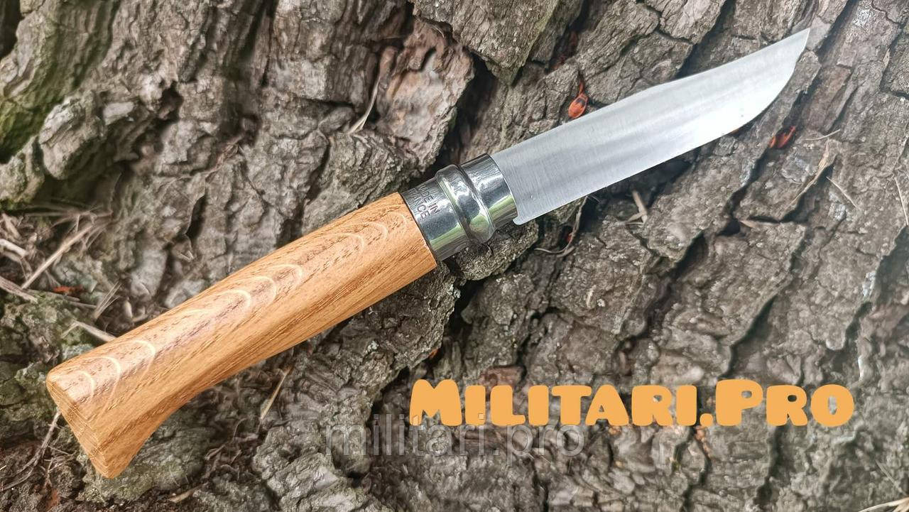 Складний ніж Оpinel № 8. Animalia Buffalo.  Дуб. Art. 002629. Бізон. Оригінал. Франція. NEW.