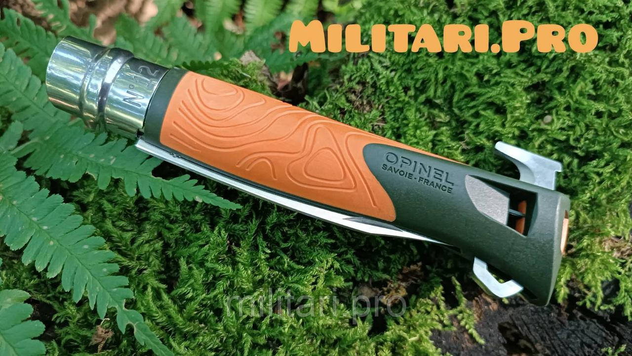 Ніж складний Opinel №12 Explore Art. 002454 / 001974. Orange. Франція. Оригінал.
