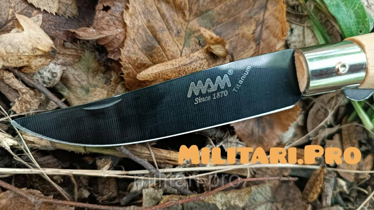 Складной нож MAM IBERICA Black Titanium. 9 cm.  Art.2018. Португалия. Подлинник.