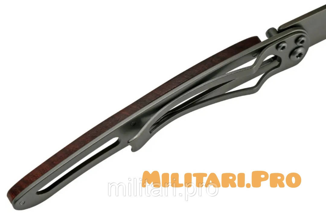Ніж складний Deejo Tattoo Titanium. Coral Wood. Shinese Dragon. 1GB076. 37г. Франція. Оригінал.