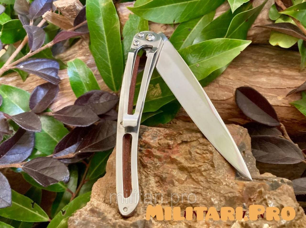 Нож складной Deejo Mirror. Coral Wood. Pacific. 1GB104. 37 g.  Франция. Подлинник.