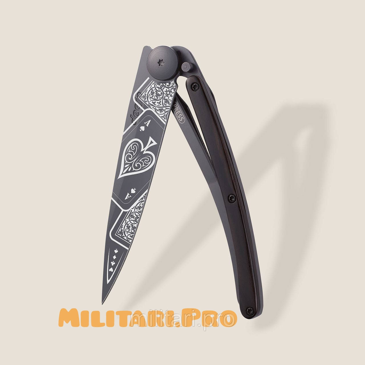 Ніж складний Deejo Black. Ebony wood. Good Luck. 1GB151. 37g. Франція. Оригінал.