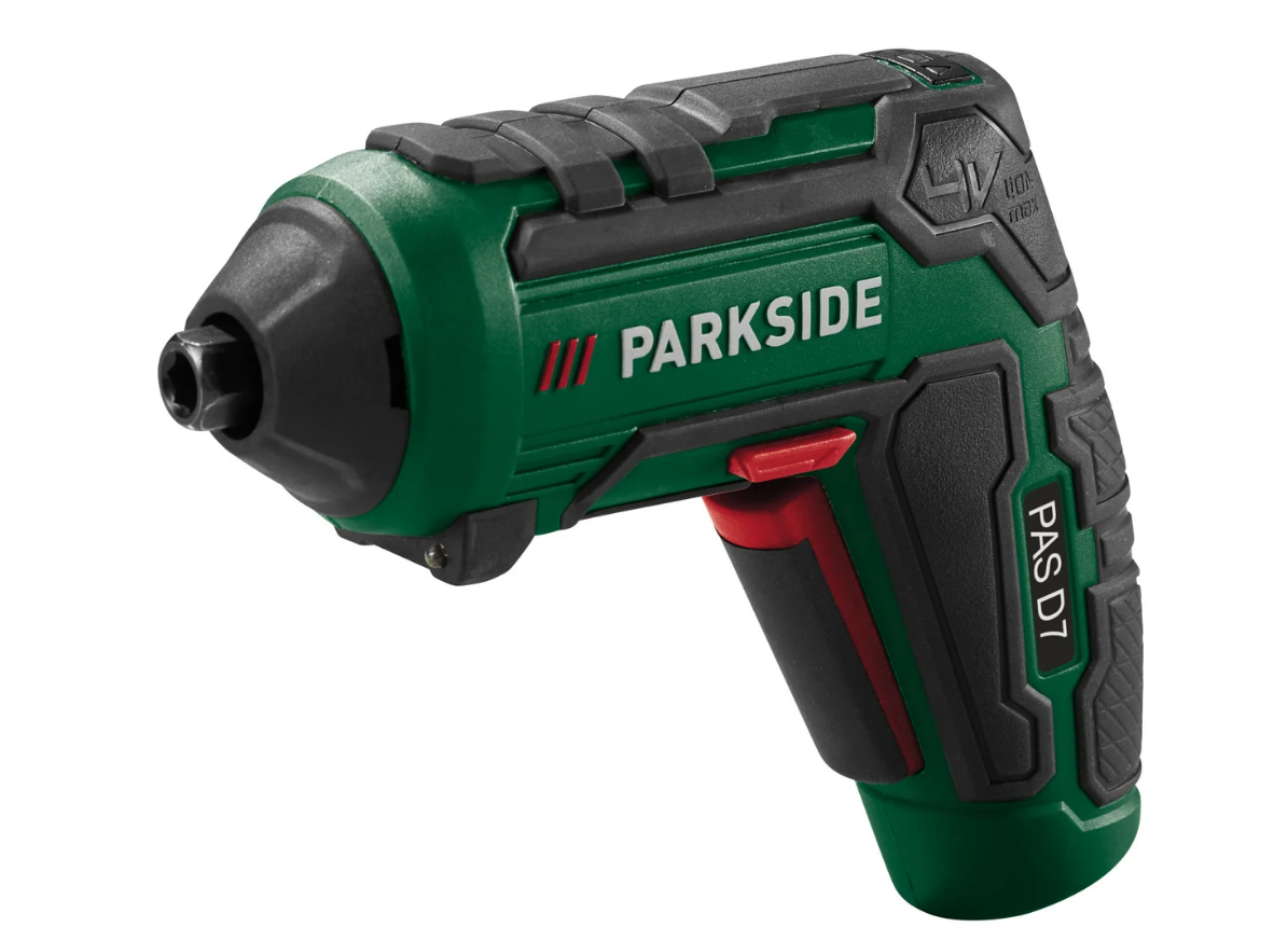 Шуроповерт Аккумуляторный PARKSIDE PAS D7. 4V. + 33 насадки + кейс. NEW.