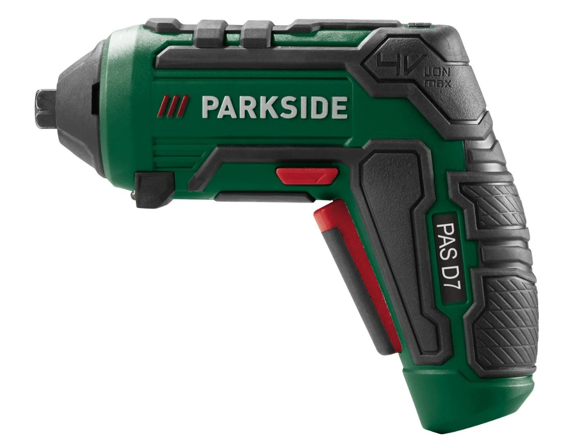 Шуроповерт Аккумуляторный PARKSIDE PAS D7. 4V. + 33 насадки + кейс. NEW.