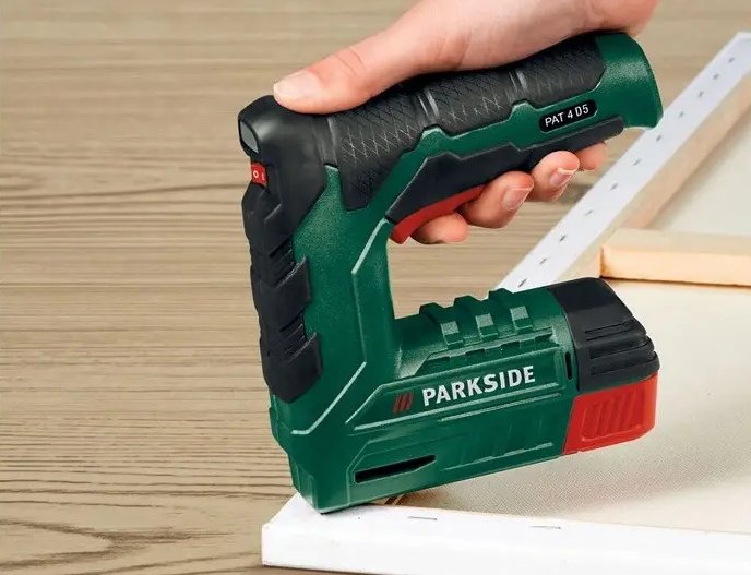 Аккумуляторный степлер PARKSIDE PAT 4 D6. БОНУС - СКОБЫ И ЦВЕХИ. NEW.