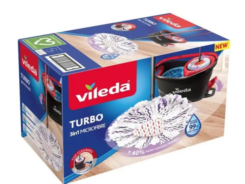 Набір для прибирання Vileda Turbo 3in1 Microfibre код - 167751. Оригінал.