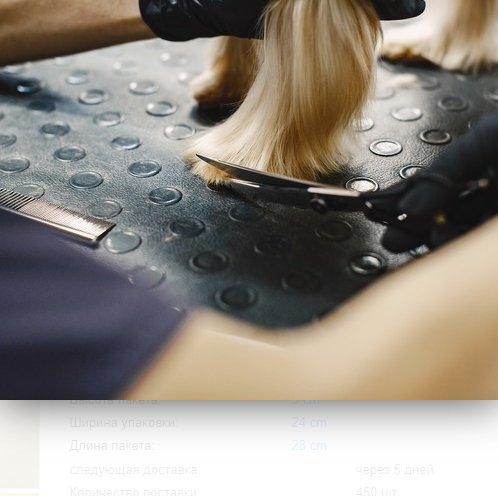 Набір ножиць для стрижки собак Purlov 23186.