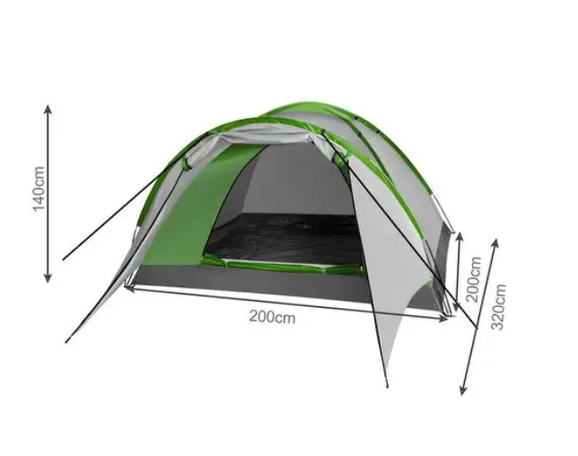 Палатка – палатка Nevada Camping Iglo Trizand 23483. 4 местная.