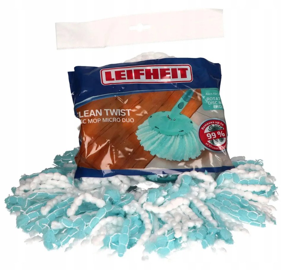 Змінна насадка MOP для набору Leifheit Clean Twist Mop Micro Duo (52104). Німеччина.