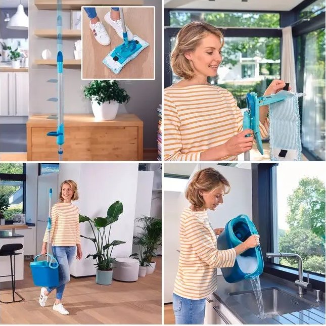 Комплект для уборки Leifheit Clean Twist M Ergo Set 52120. Германия. Подлинник.