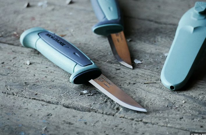Нож из нержавеющей стали Morakniv Basic 546(S) LE 2022 Dusty Blue/Dark Grey (14048). Швеция.