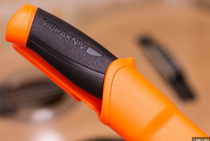 Нож Morakniv Companion F Stainless, Orange 11824. Швеция.