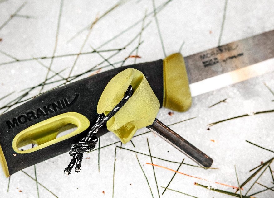 Нож Morakniv Companion Spark Green (13570). С кресалом. Швеция.