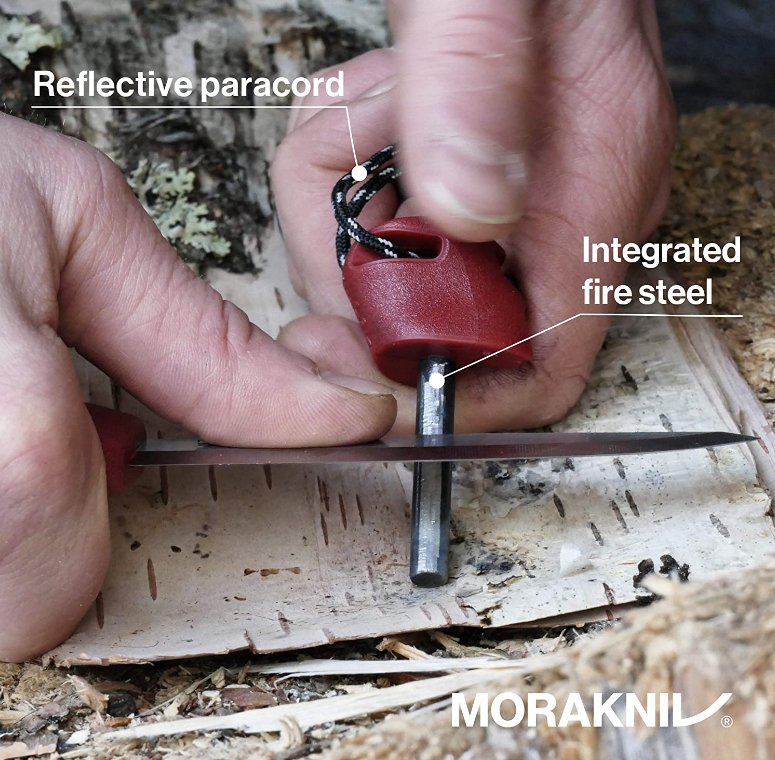 Ніж Morakniv Companion Spark(S) Red (13571) з кресалом.