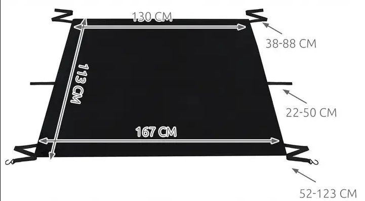 Чехол для защиты лобового стекла от мороза и снега Xtrobb OA4565