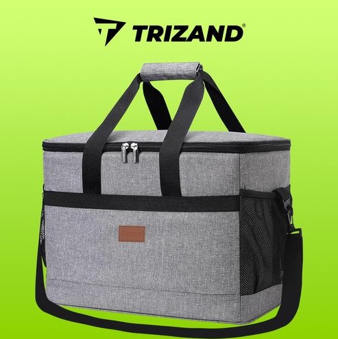 Термосумка 40 л. Trizand 23843+2 элемента холода. Сумка холодильник. Польша.