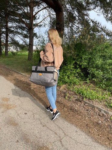 Термосумка 40 л. Trizand 23843+2 элемента холода. Сумка холодильник. Польша.