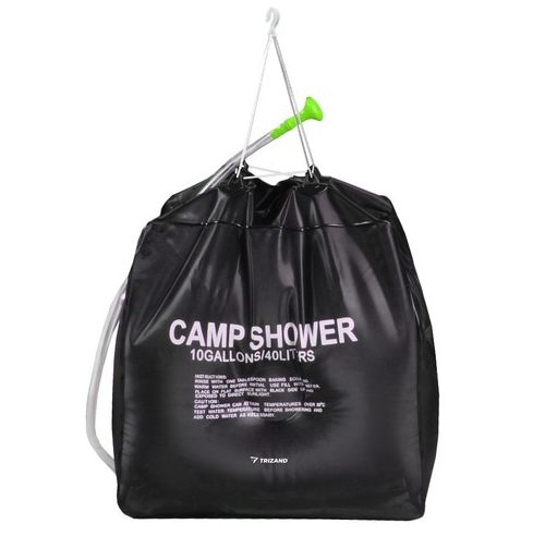 Кемпинговый туристический Camp Shower Trizand 23494. 40 л. Солнечный душ. Польша.
