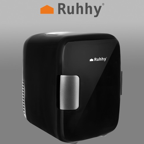 Автомобильный холодильник 4 литра. Ruhhy 5794.12 / 220 Вольт. Черний. Термоелектричний.