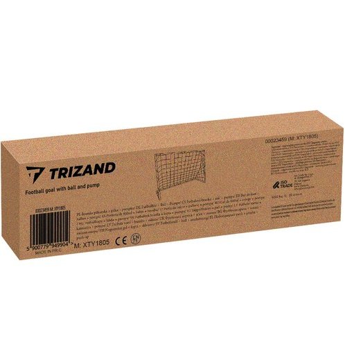 Дитячі футбольні ворота Trizand 23459 + насос + мяч. 120 х 40 х 80 см. Польща.