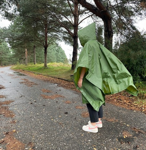Універсальний дощовик-пончо Trizand Rain Poncho 24278. Польща.