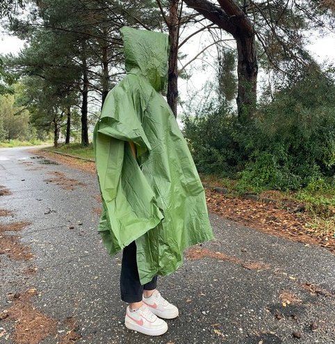 Універсальний дощовик-пончо Trizand Rain Poncho 24278. Польща.