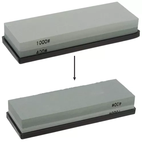 Набір для заточування ножів Ruhhy 23763 – 4 водяних камені (400-8000), бамбукова підставка.
