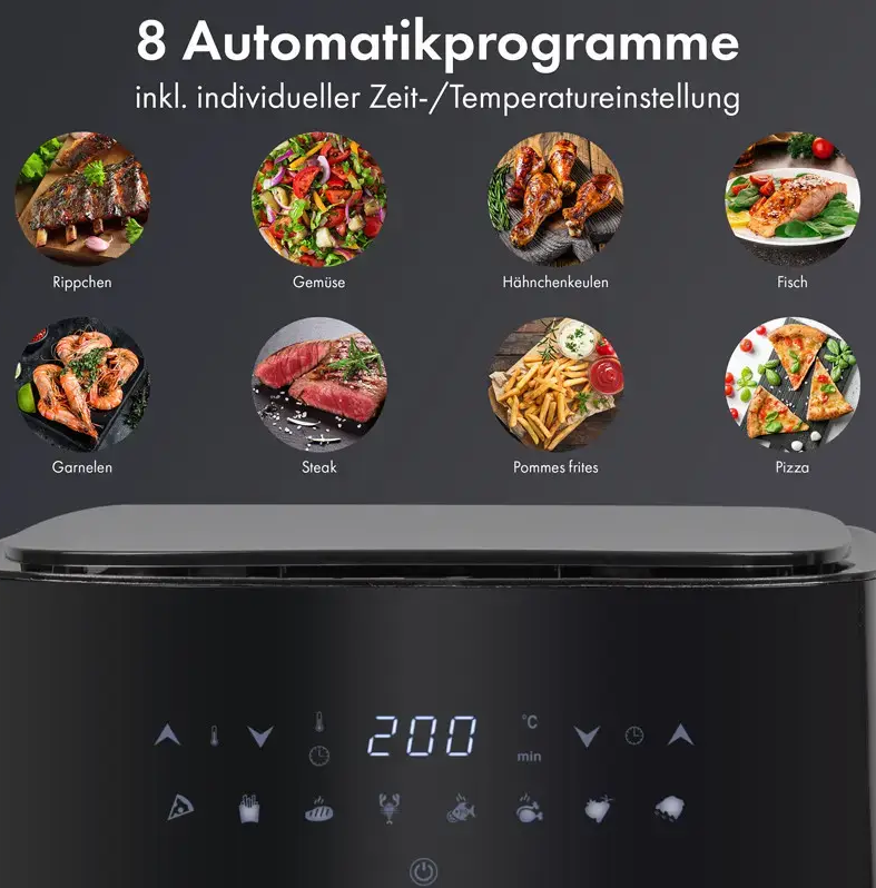 Аерогриль, аерофритюрниця, мультипіч 5л Clatronic FR 3782 H. Німечччина