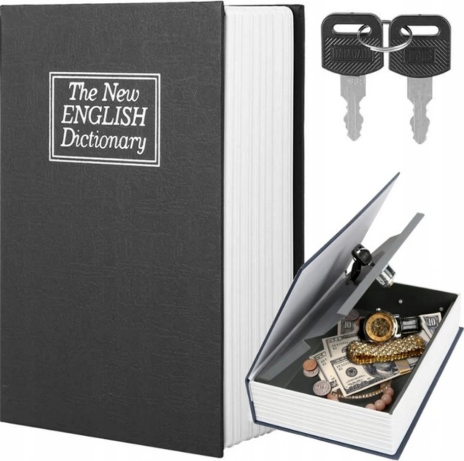 Сейф-книга Malatec 6148. 18 см. Метал. Польща.